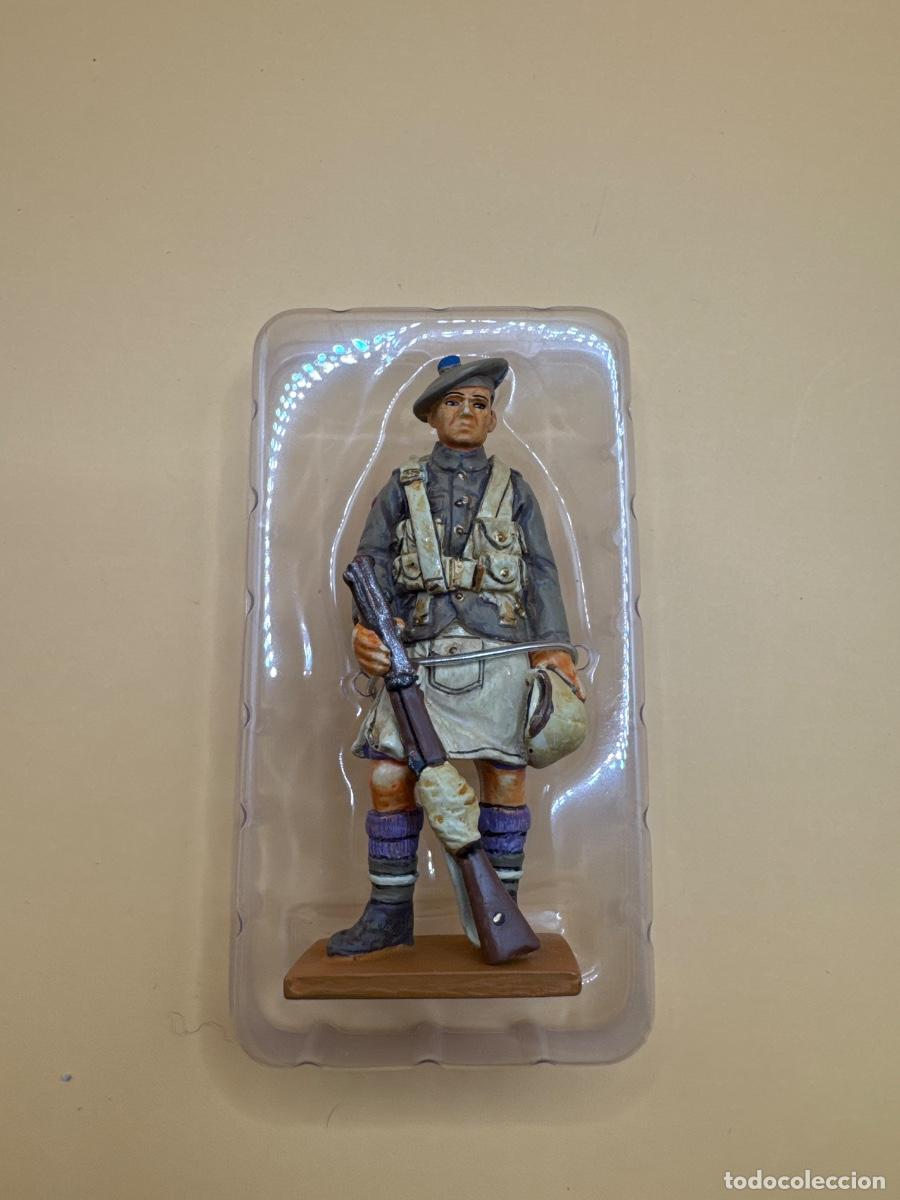 Juguetes antiguos: soldado de plomo PRIVATE LONDON SCOTTISH REGT. UK 1917 DEL PRADO