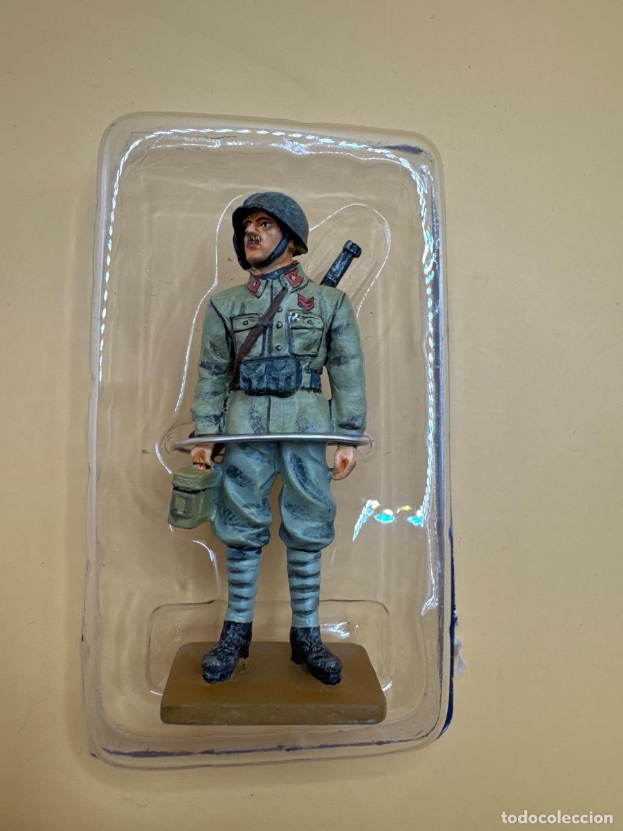 Juguetes antiguos: Soldados plomo Ed. DEL PRADO: caporale 1st. bersaglieri btn, Italia, 1944.