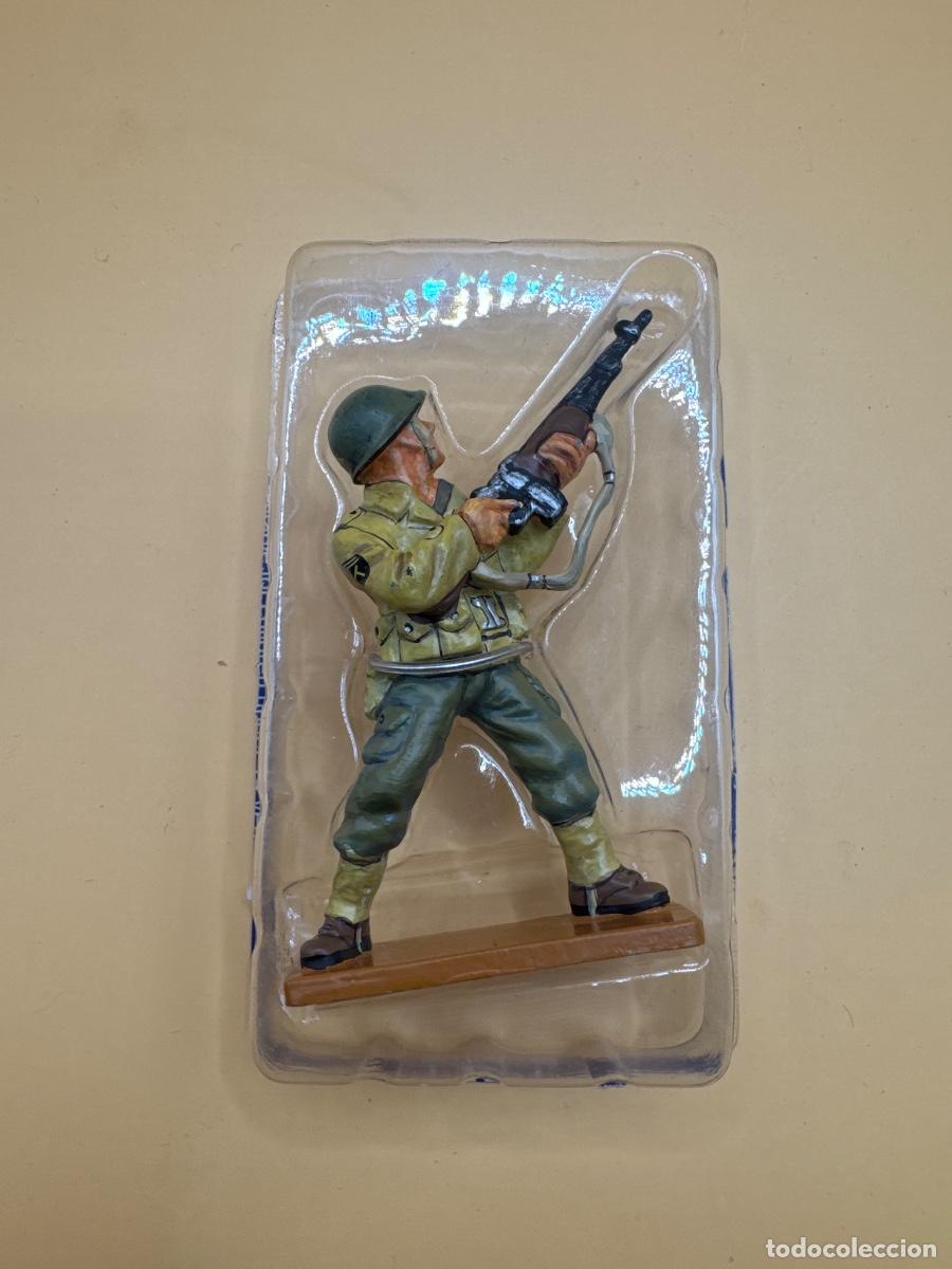 Juguetes antiguos: SOLDADO DE PLOMO RANGERS NORMANDIA USA 1944 COLECCION DEL PRADO