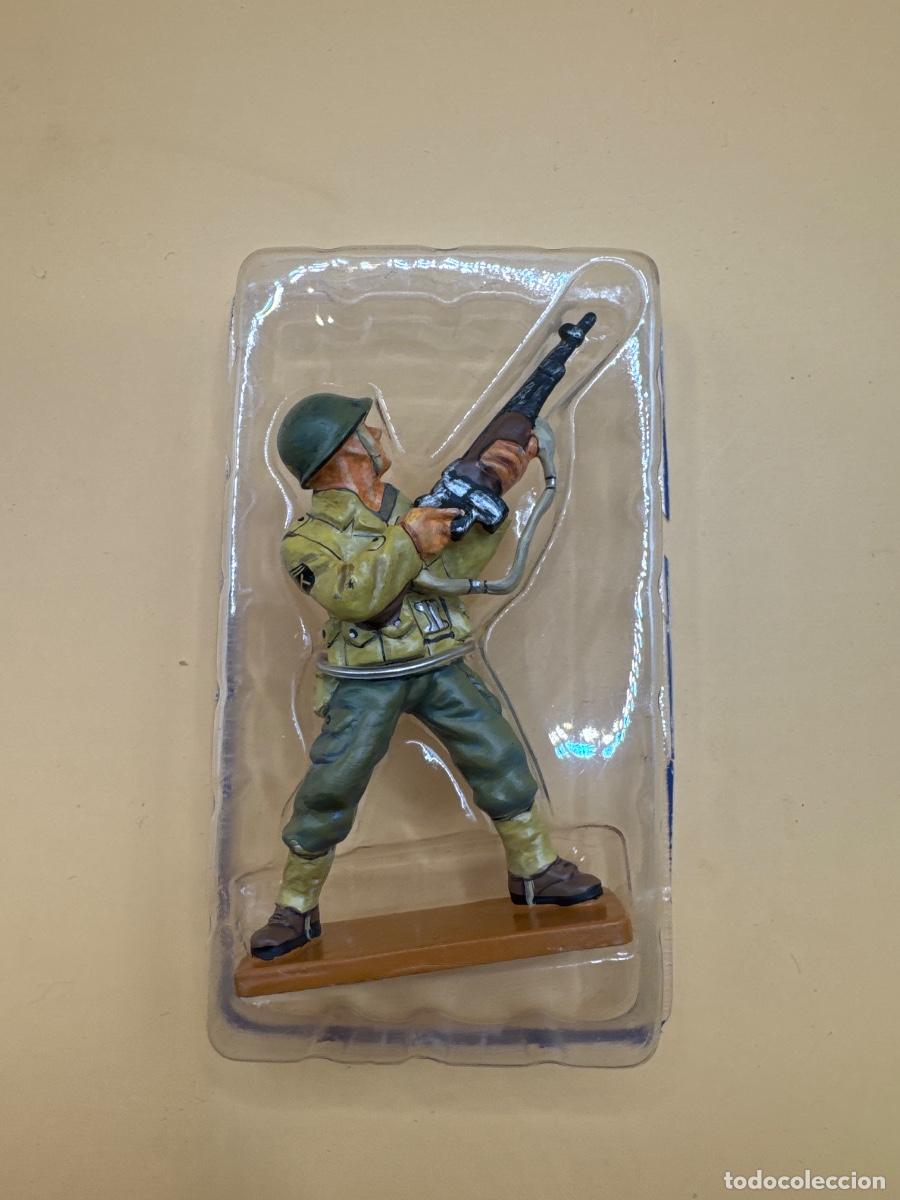 Juguetes antiguos: SOLDADO DE PLOMO RANGERS NORMANDIA USA 1944 COLECCION DEL PRADO