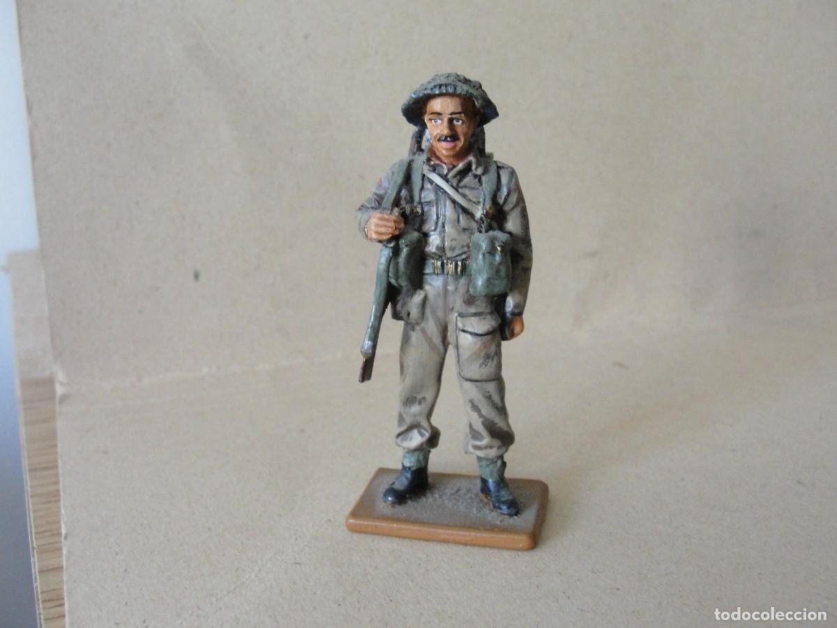 Juguetes antiguos: soldado de plomo FUSILIER ROYAL WELCH FUS. 53rd div. UK 1944 DEL PRADO
