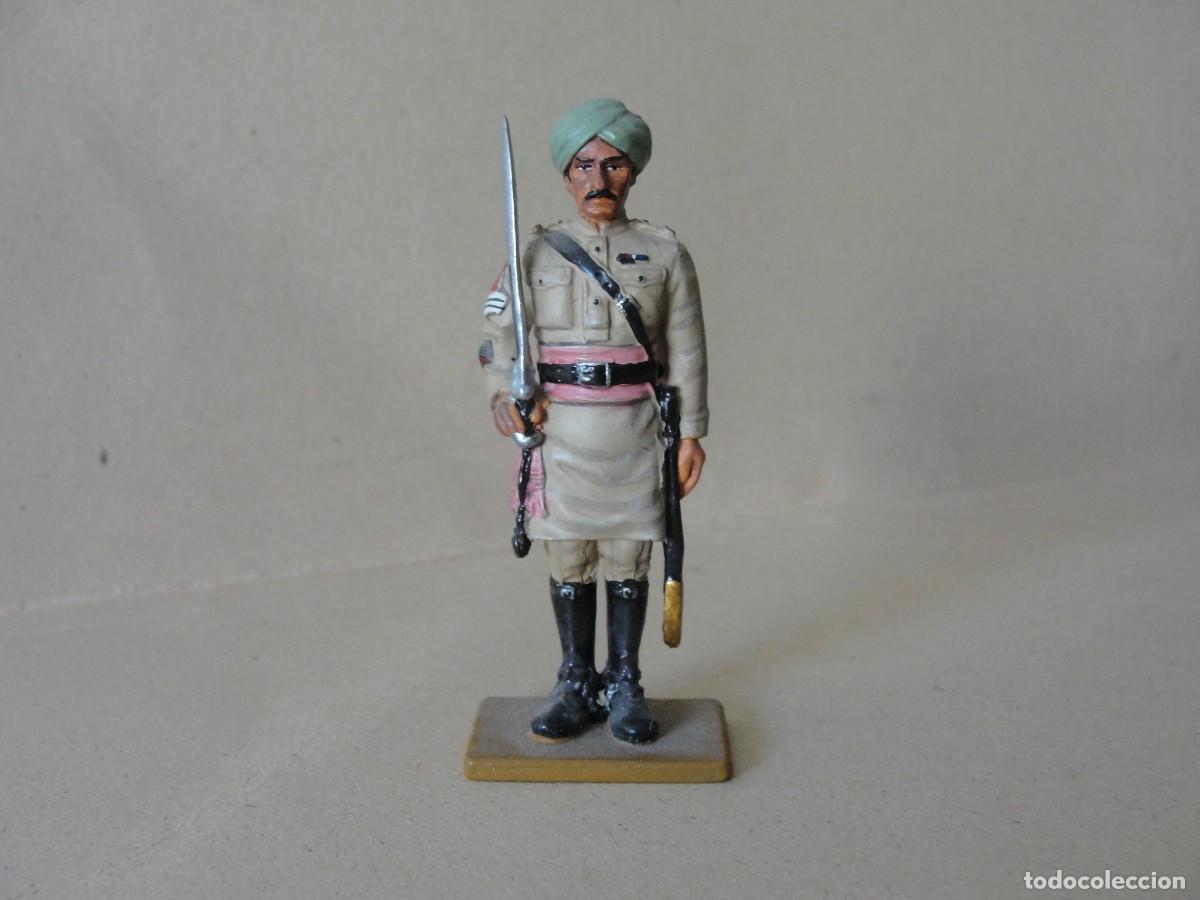 Juguetes antiguos: soldado de plomo DAFADAR 1st. JODHPUR LANCERS INDIA 1916 DEL PRADO