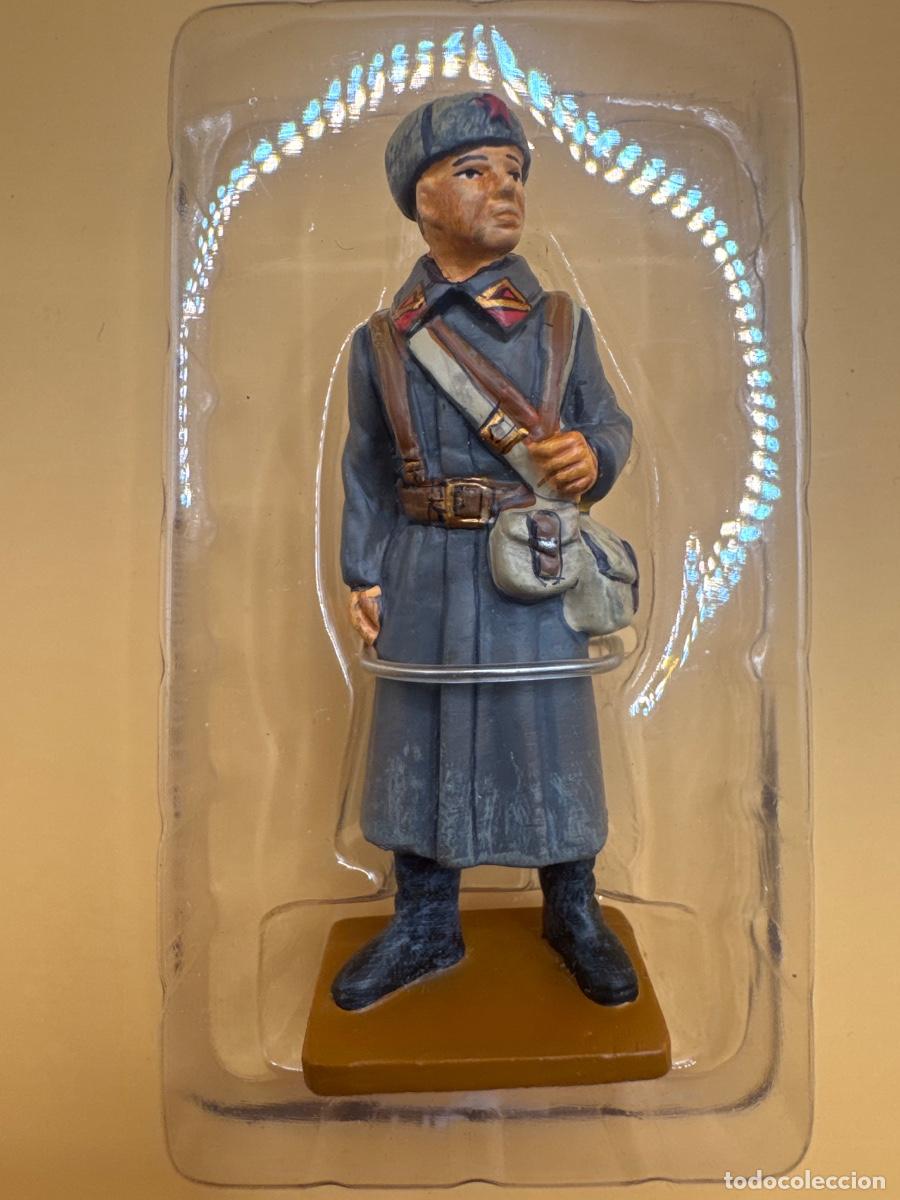 Juguetes antiguos: Soldados plomo Ed. DEL PRADO: infantry soldier Stalingrado URSS 1943