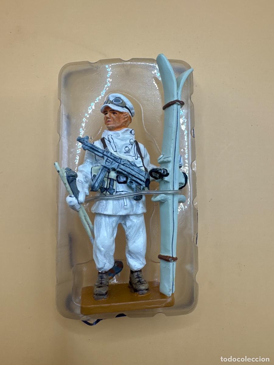 Juguetes antiguos: Soldados plomo Ed. DEL PRADO: oberfeldwebel ski-jager brigade Alemania 1943