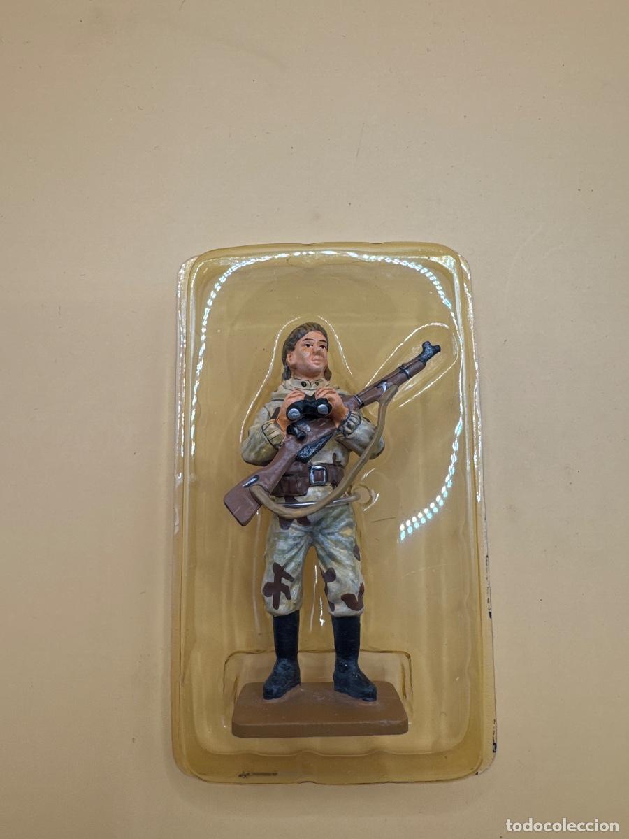 Juguetes antiguos: Soldados plomo Ed. DEL PRADO: female sniper red army USSR 1943.