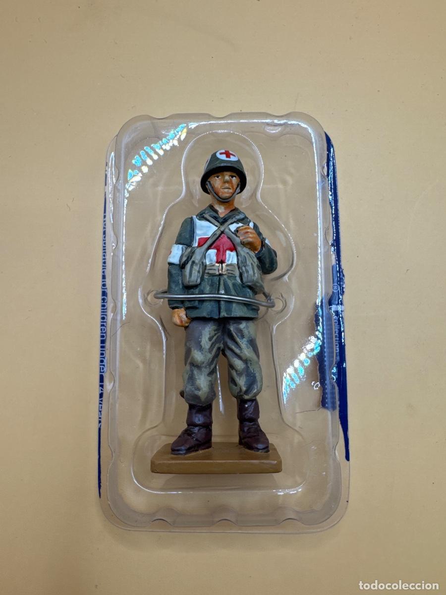 Juguetes antiguos: Soldados plomo Ed. DEL PRADO: medic 94&rdquo; infantry division, USA, 1945.
