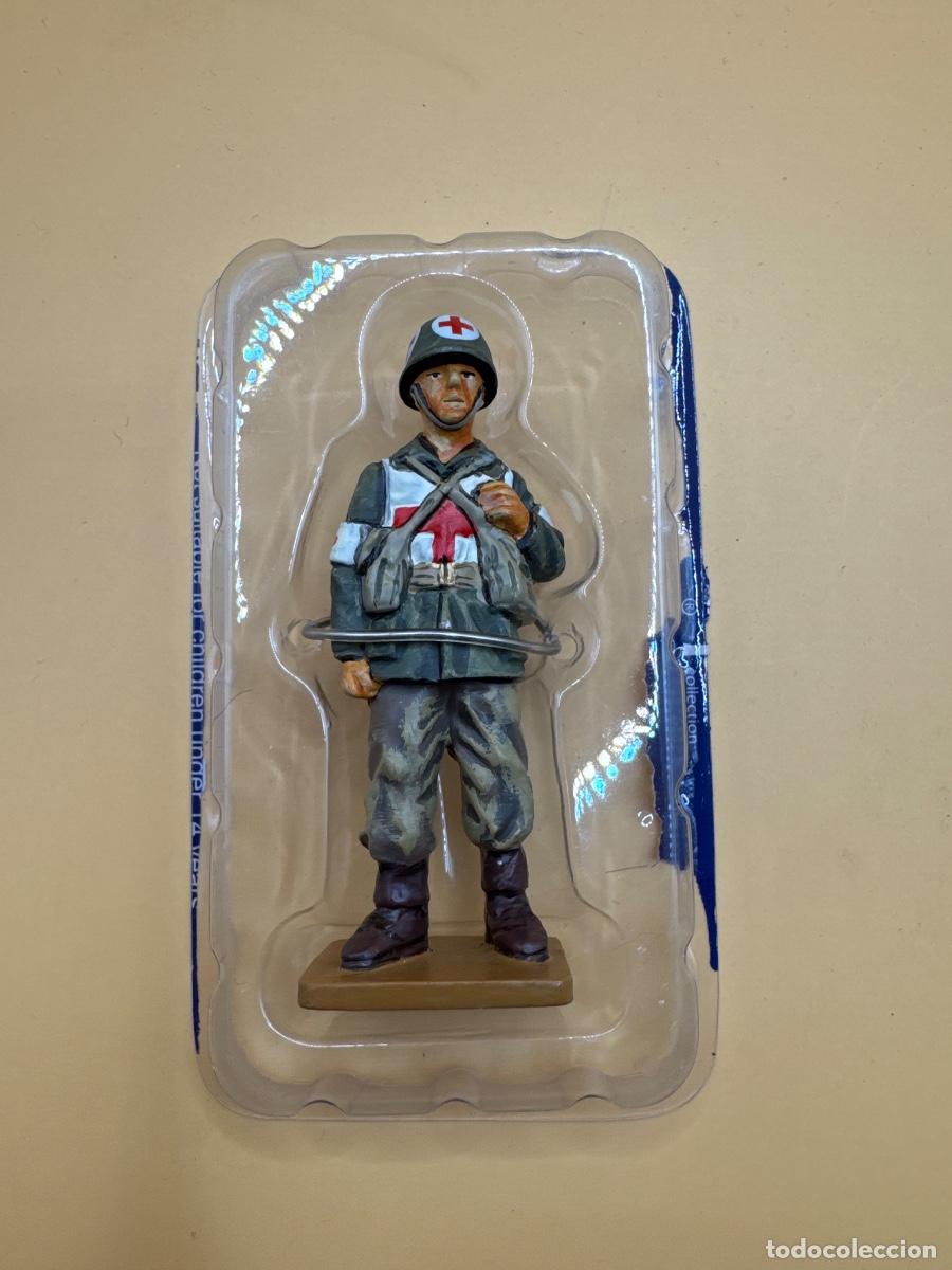 Juguetes antiguos: Soldados plomo Ed. DEL PRADO: medic 94&rdquo; infantry division, USA, 1945.