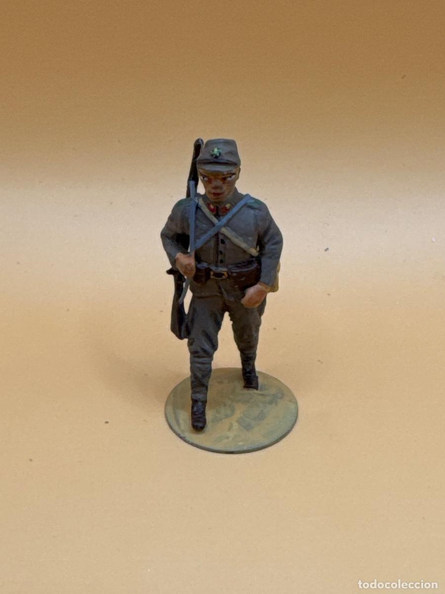 Juguetes antiguos: Antiguo soldado de plomo Alymer - Japon&eacute;s