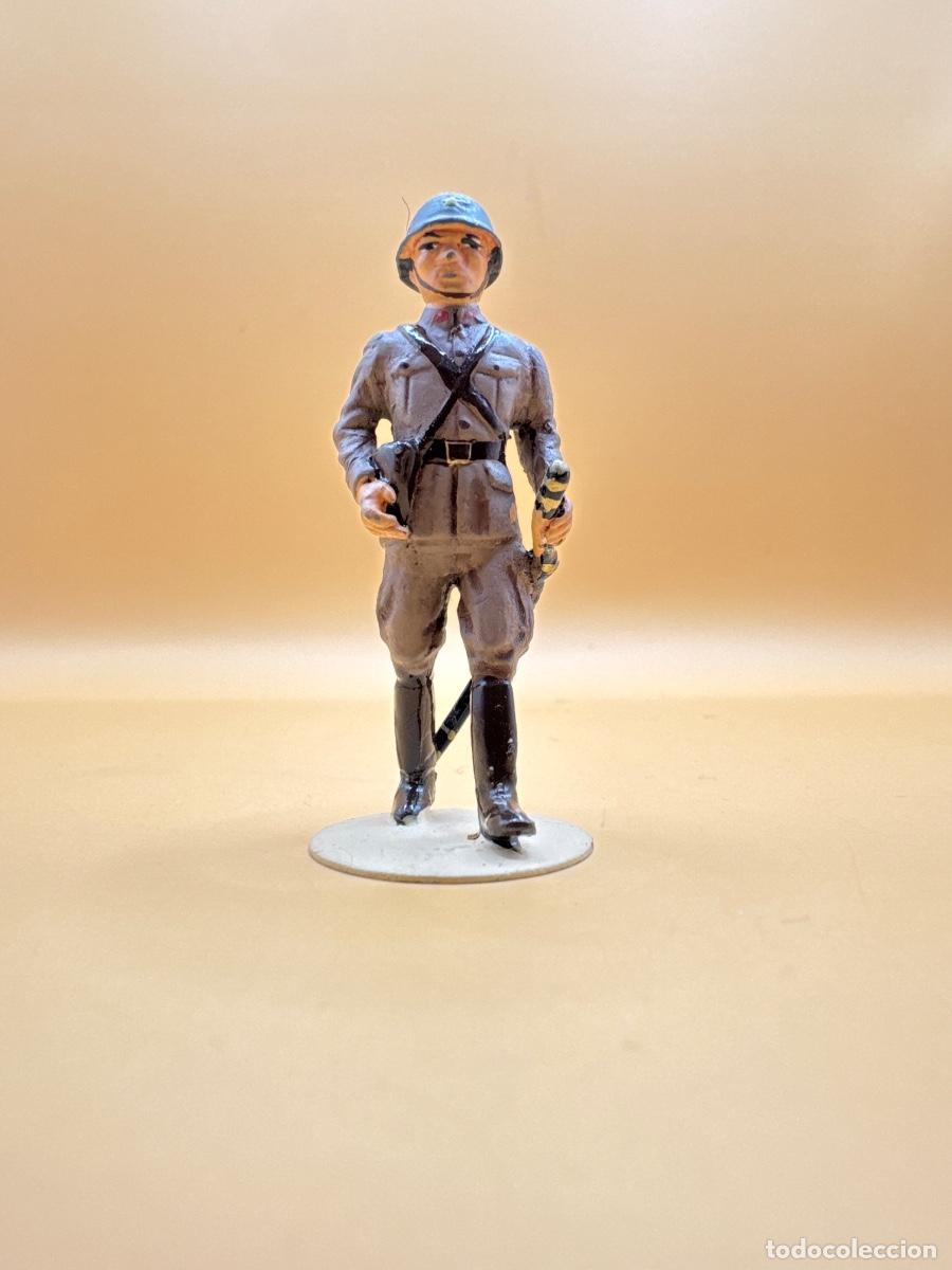 Juguetes antiguos: Soldado de plomo japon&eacute;s alymer spain