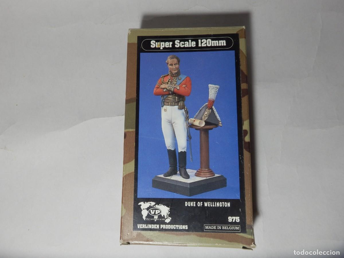 Juguetes antiguos: Soldados de plomo Verlinden Duque de Wellington 120mm (RESINA)
