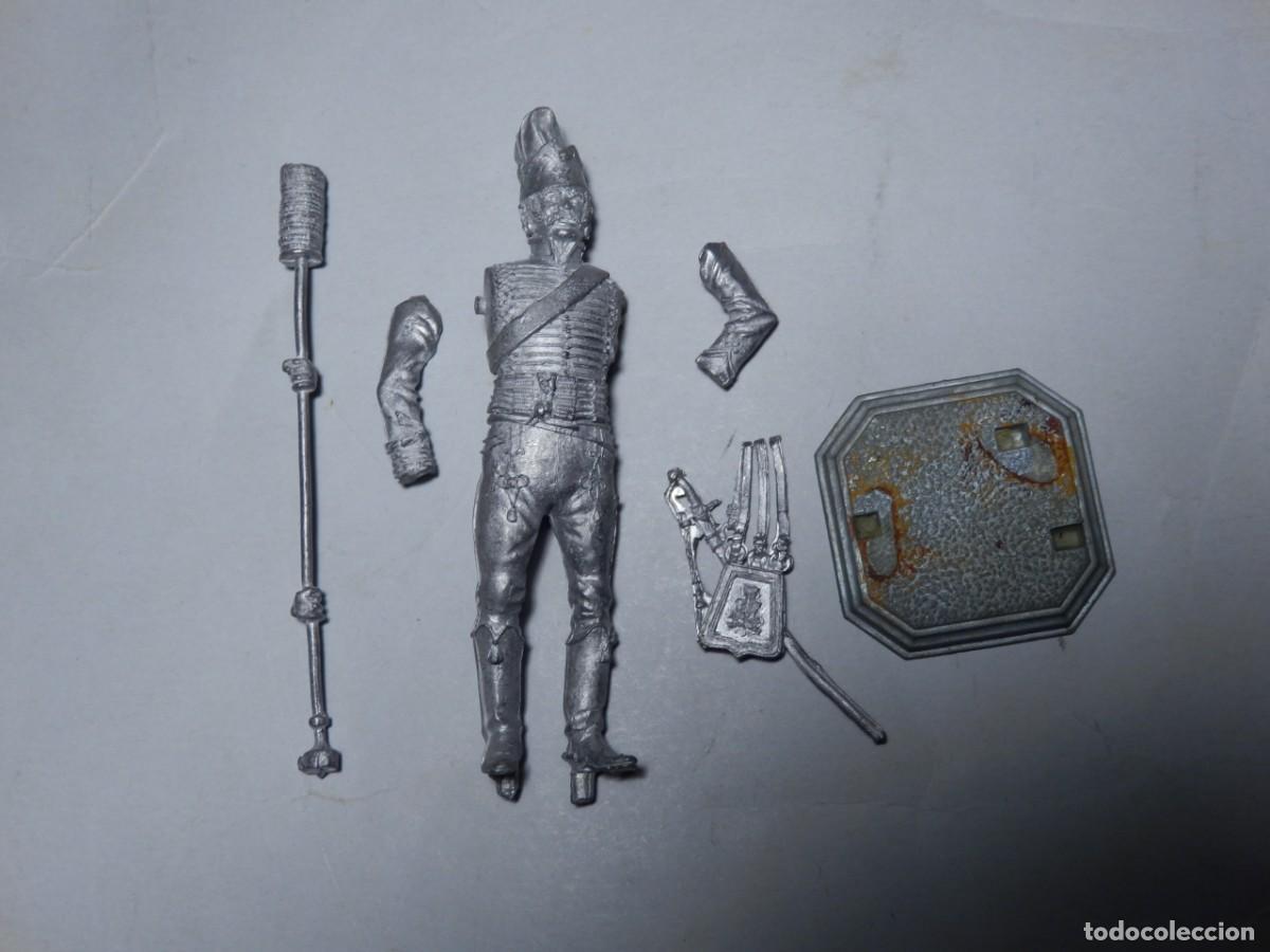Juguetes antiguos: Soldados de plomo Artillero de la Guardia 75mm descatalogado
