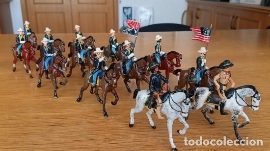 Juguetes antiguos: SOLDADO DE PLOMO - 54MM - CUSTER Y EL 7&ordm; DE CABALLERIA EN LITTLE BIGHORN - HISPANIA - DELFIN SALAS