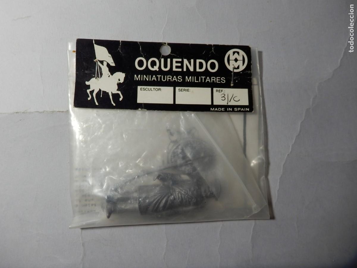 Juguetes antiguos: Soldado de plomo Miniaturas Oquendo 31/C Guerras Carlistas Batall&oacute;n Gu&iacute;as del Rey 54mm descatalogado