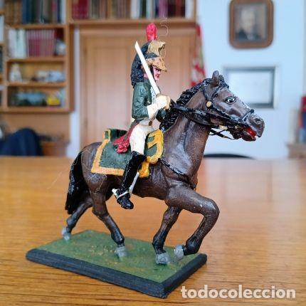Juguetes antiguos: SOLDADO DE PLOMO - ALYMER 54MM - NAPOLEONICO: DRAGON FRANCES 1806 - 54 MM