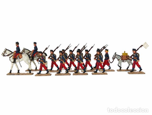 Jogos Antigos: EJERCITO ESPA&Ntilde;OL EN CAMPA&Ntilde;A 1910 - VICENTE MALLOL 30MM - SOLDADITOS DE PLOMO