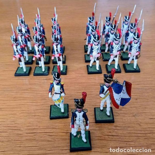 Altes Spielzeug: SOLDADO DE PLOMO - ALYMER 54MM - NAPOLEONICOS: GRANADEROS FRANCESES 1808 (21 FIGURAS)