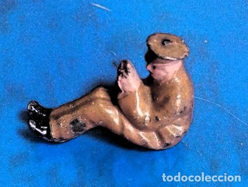 Juguetes antiguos: ametrallador marca britains a&ntilde;os 40