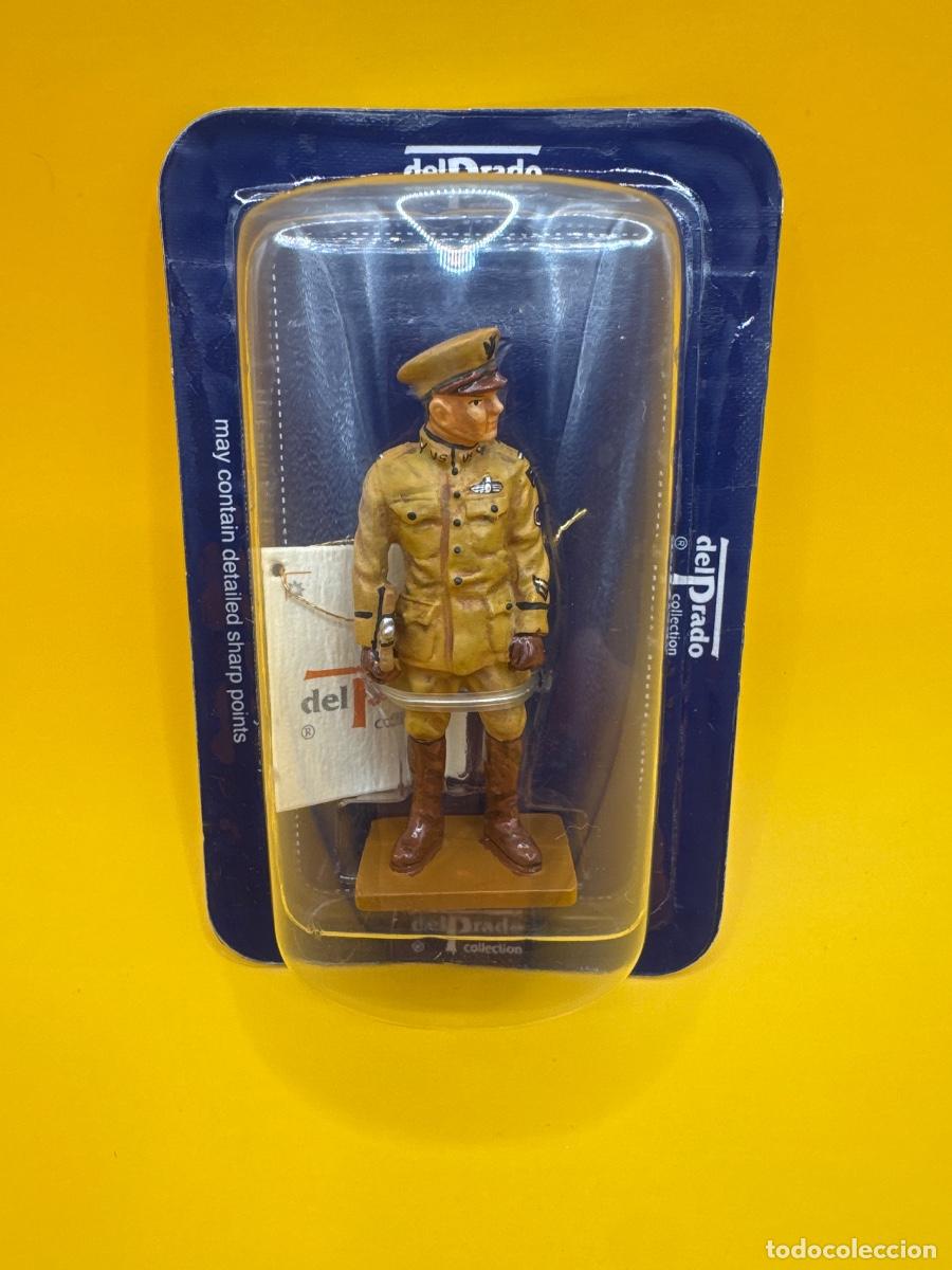 Juguetes antiguos: soldado de plomo AIR SERVICE INSTRUCTOR USA 1918 DEL PRADO
