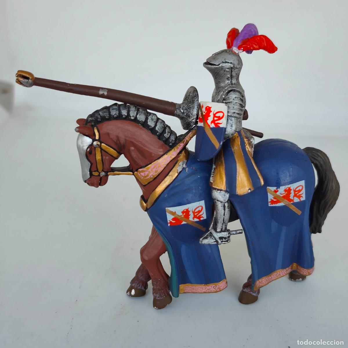 Juguetes antiguos: Caballero medieval del Prado o altaya plomo