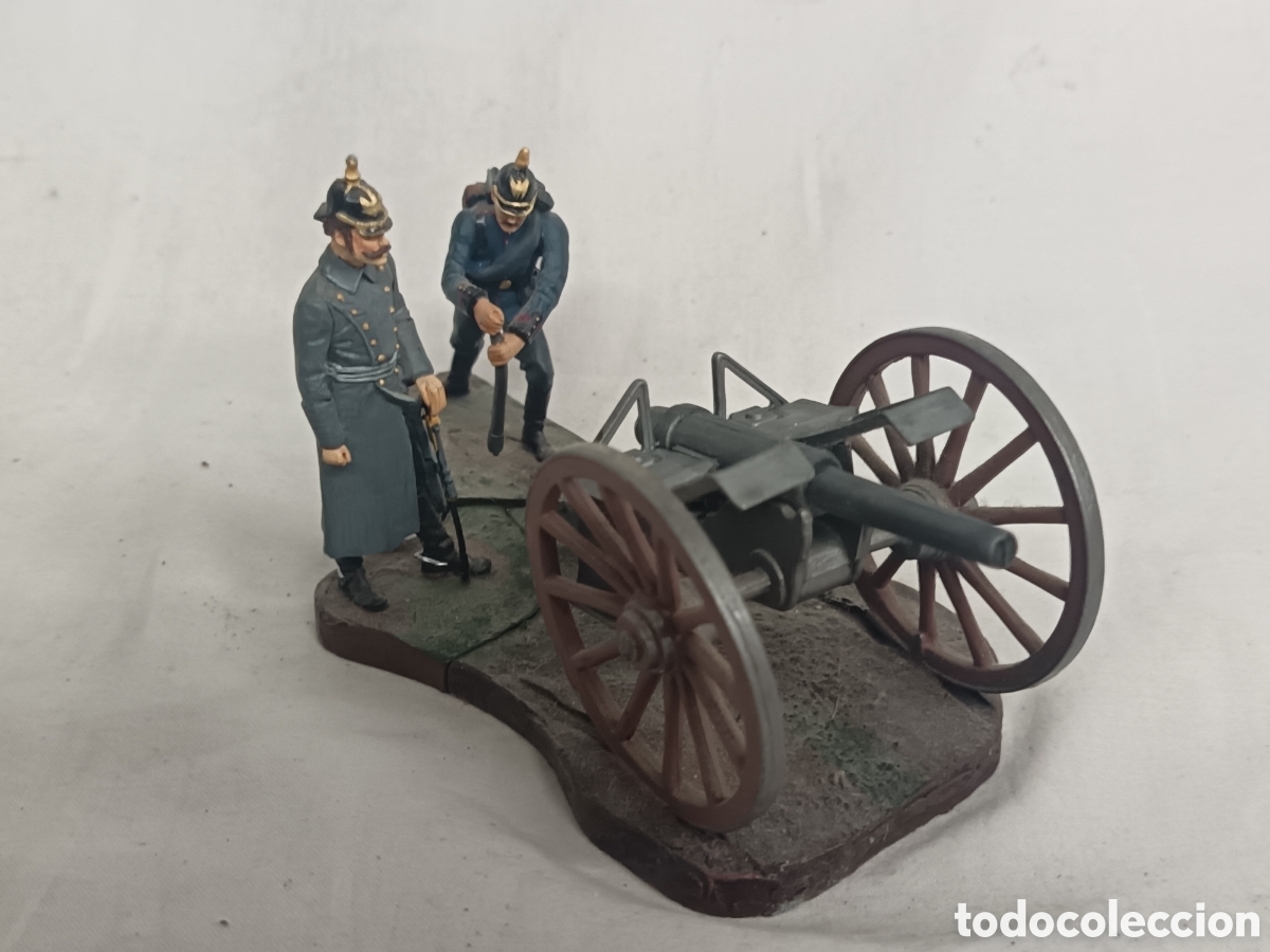 Juguetes antiguos: DE LA COLECCION ESCENARIOS DE ARTILLER&Iacute;A , SOLDADITOS DE PLOMO