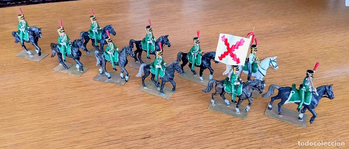 Juguetes antiguos: SOLDADO DE PLOMO - 54MM JOS&Eacute; ALMIRALL - CAZADORES DE SAGUNTO 1815 EJ&Eacute;RCITO ESPA&Ntilde;OL