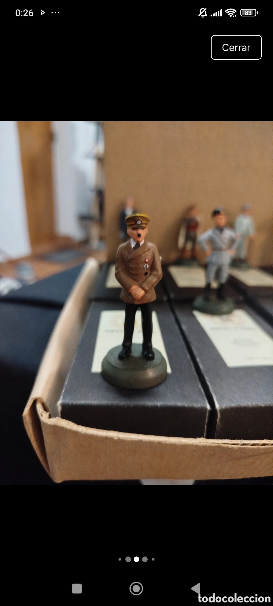 Juguetes antiguos: &bull; Colecci&oacute;n de figuras o soldados de plomo &rdquo;II World War Politicians&rdquo; (Pol&iacute;ticos de la Segunda Guerr