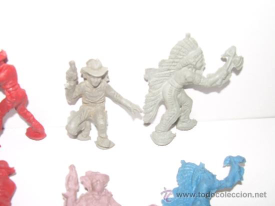 Juguetes antiguos: ANTIGUoS VAQUEROS DE PLASTICO - Foto 3