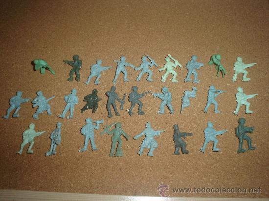 Juguetes antiguos: soldaditos de plastico - Foto 1