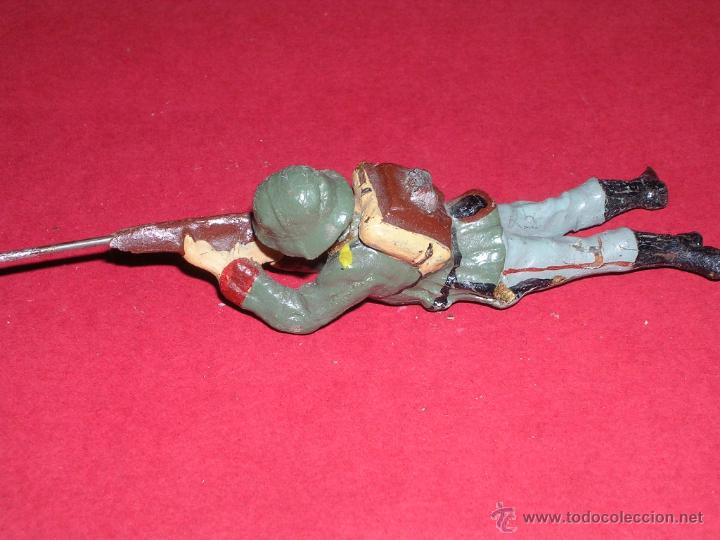 Juguetes antiguos: SOLDADO ALEMAN  1930 ELASTOLIN - Foto 1