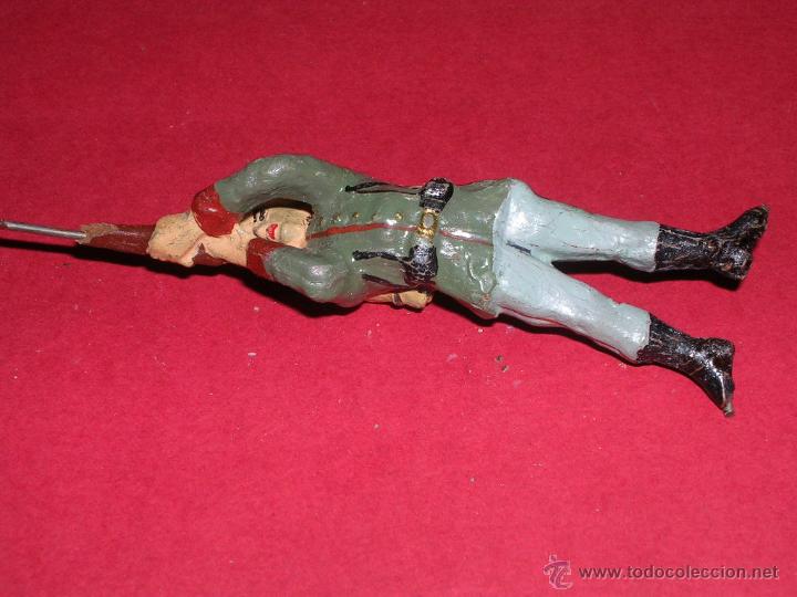 Juguetes antiguos: SOLDADO ALEMAN  1930 ELASTOLIN - Foto 2