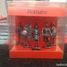 Juguetes Antiguos: SET CAJA BOX 5 FIGURAS ROMANOS ROMANS MARCA WESTAIR REINO UNIDO UK. GLADIADOR PRETORIANO ETC. VER . Lote 67177353