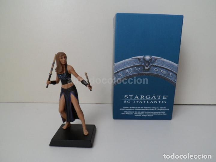 Teyla Stargate SG-1 Atlantis Figura plomo Eaglemoss nueva en caja 