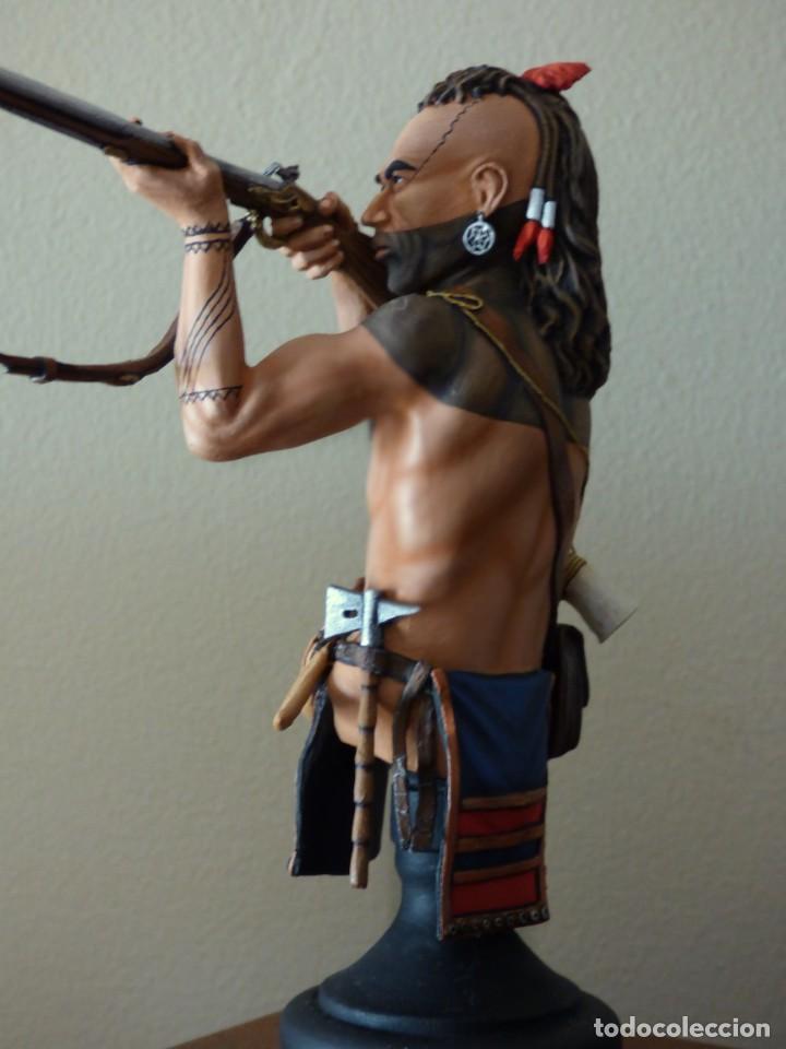 Juguetes Antiguos: MAGUA DE EL &Uacute;LTIMO MOHICANO, BUSTO ESCALA 1/10