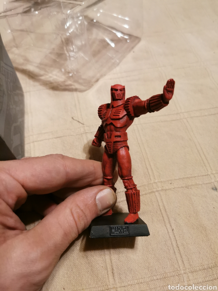 Juguetes antiguos: Marvel Crimson dynamo de plomo - Foto 1