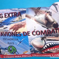 Juguetes Antiguos: MONTAPLEX - SOBRE SORPRESA CERRADO - NG EXTRA 2020 106 AVIONES DE COMBATE ESCUADRILLA ALA 6. Lote 263058010
