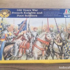 Juguetes Antiguos: 1:72 - SOLDADITOS - 100 YEARS WAR FRENCH KNIGHTS AND FOOT SOLDIERS. Lote 359528310