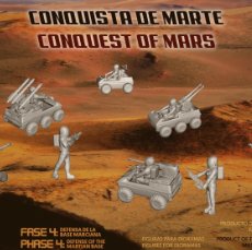 Juguetes Antiguos: FIGURAS SOBRE LA CONQUISTA DE MARTE - FASE IV - ESCALA 1/72 - NEW LOT FIGURES OF MARS PHASE 4. Lote 387486399