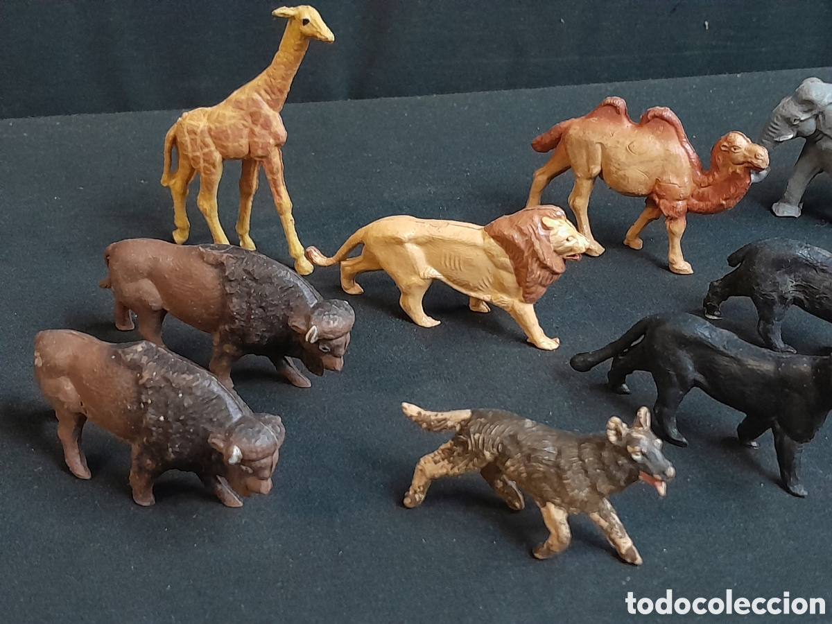 5. lote de figuras de goma de animales. siglo x - Compra venta en  todocoleccion