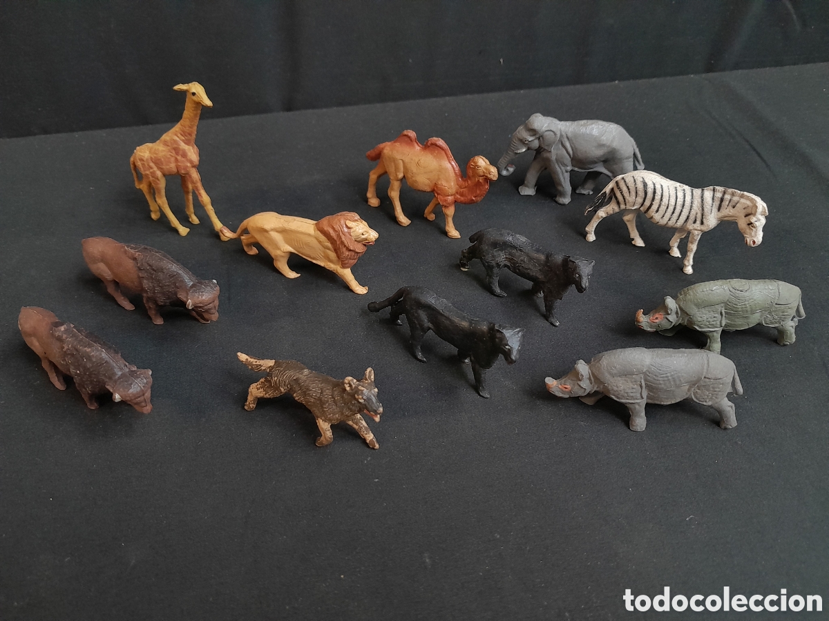 5. lote de figuras de goma de animales. siglo x - Compra venta en  todocoleccion