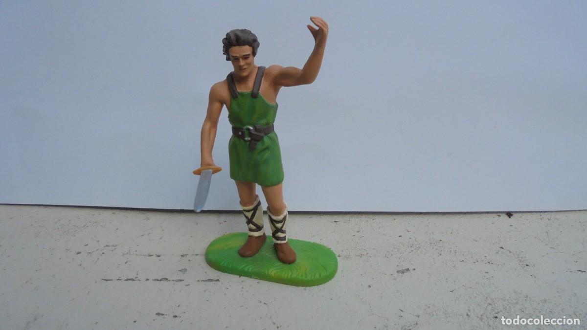 Juguetes antiguos: sodados medieval marca elastolin preiser - Foto 1