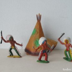 Juguetes Antiguos: INDIOS CON TIENDA TIPI