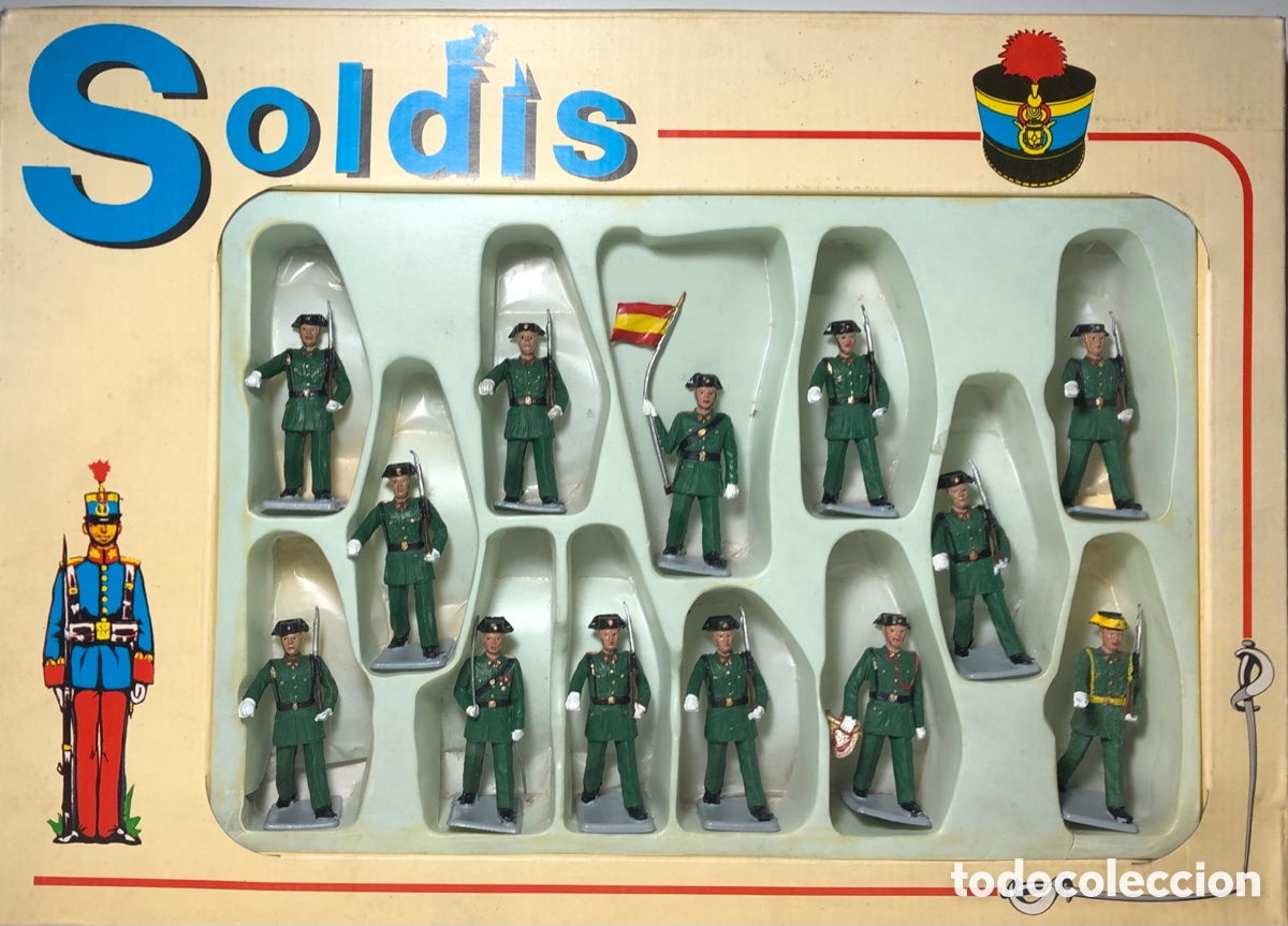 Juguetes Antiguos: SOLDIS - CAJA DESFILE GUARDIA CIVIL