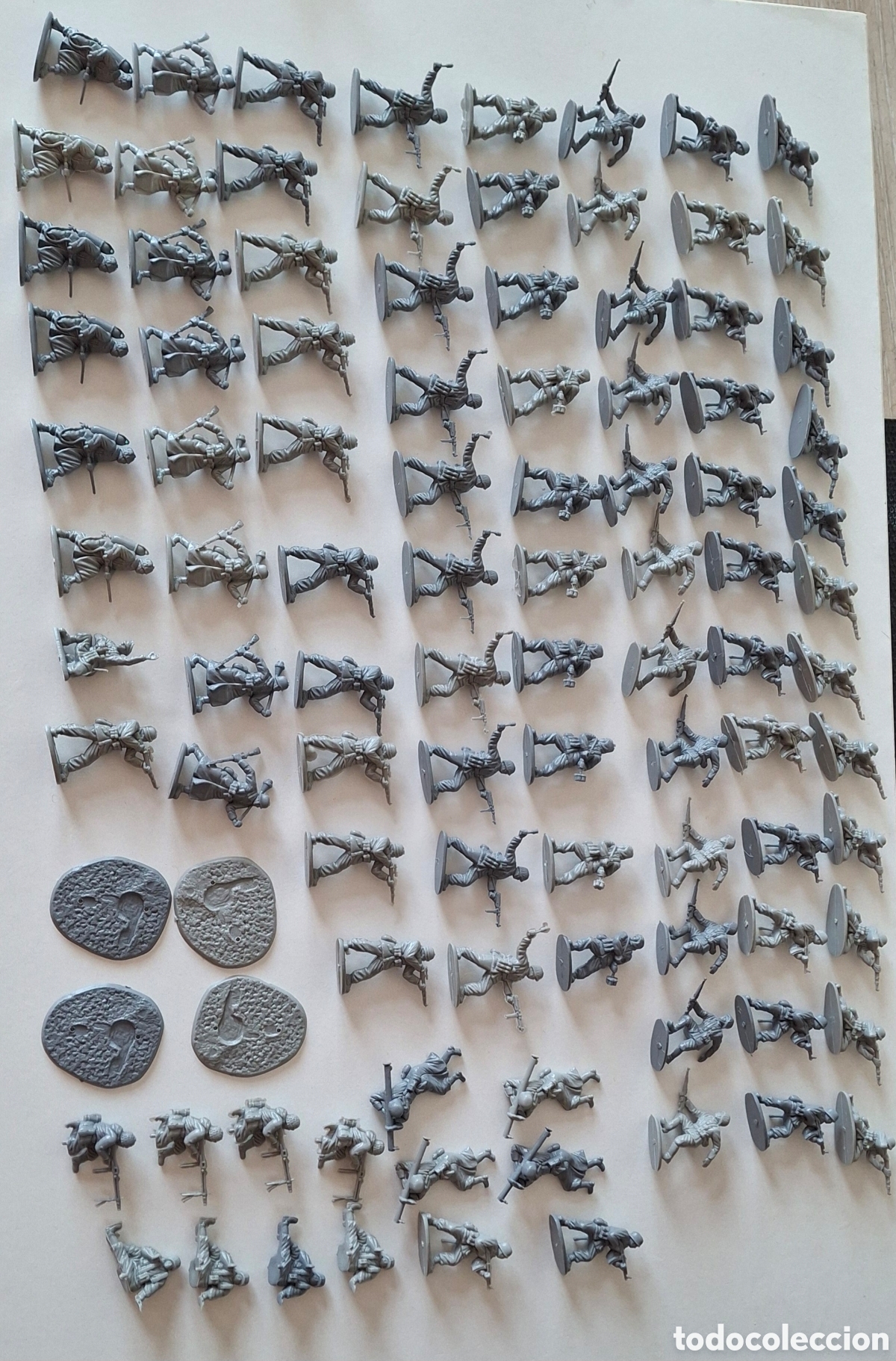Juguetes antiguos: 94 figuras Revell 2502 Germam Infantry Infanteria Alemana 1/72 WWII Figuras