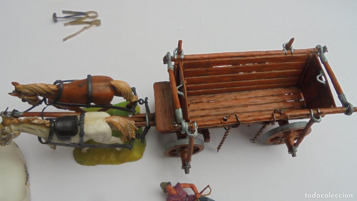 Juguetes antiguos: Carro medieval de 4 cm de la marca Elastolin - Foto 4
