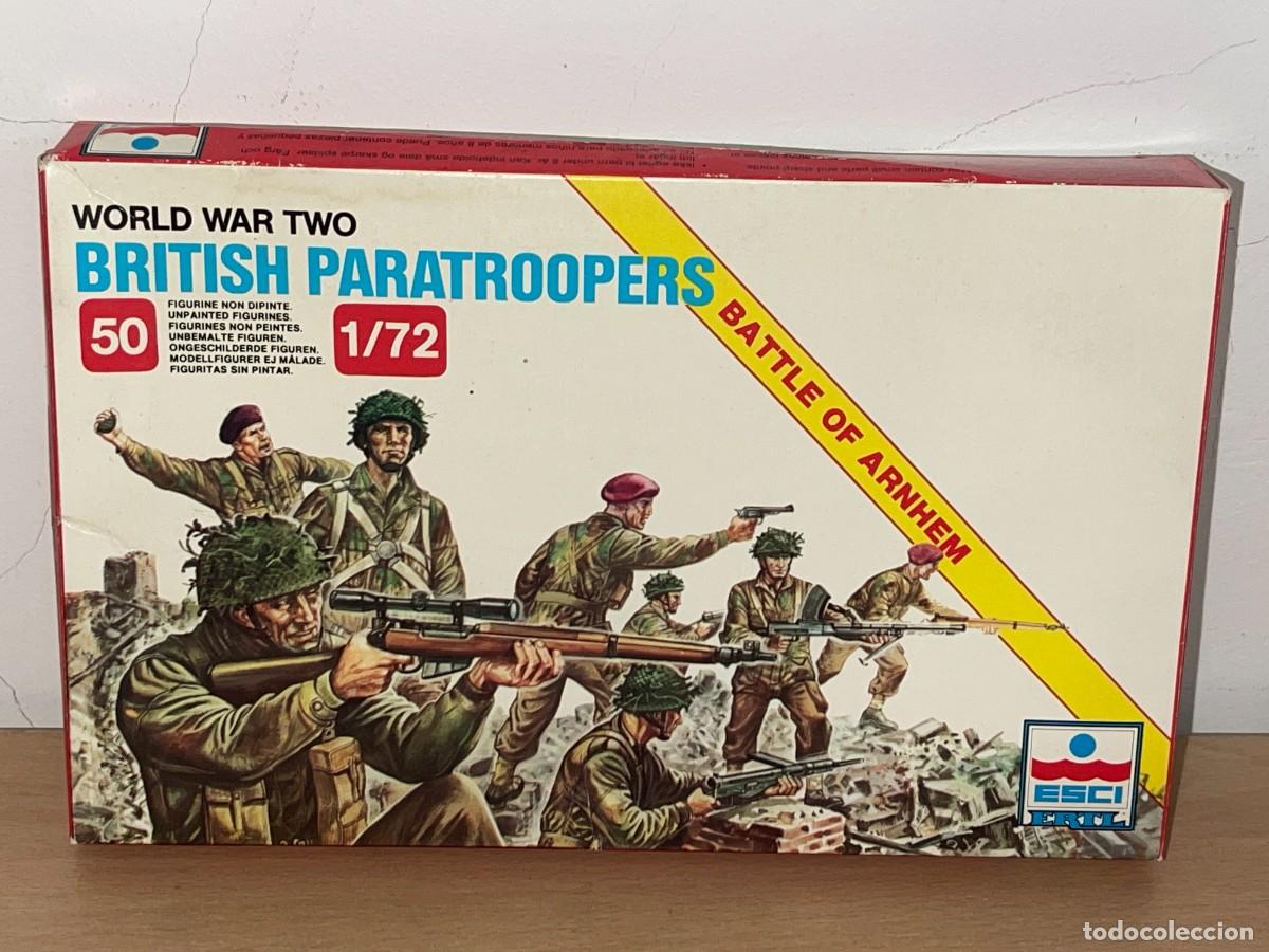 Juguetes Antiguos: Esci Ertl World War Two British Paratroopers Red Devils Battle of Arnhem Ref. 208 caja soldados 1/72