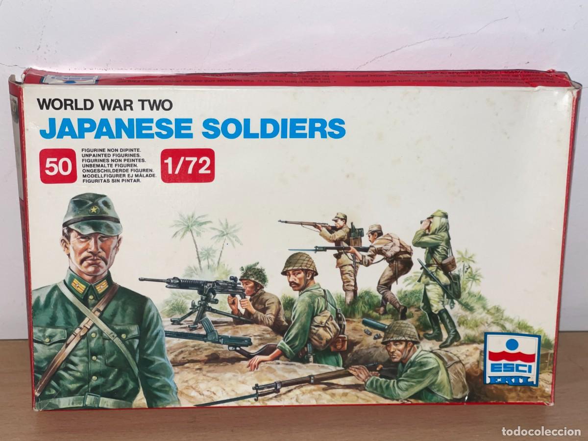 Juguetes Antiguos: Esci Ertl World War Two Japanese Soldiers Ref. 204 caja soldados escala 1/72 Ej&eacute;rcito Jap&oacute;n WWII