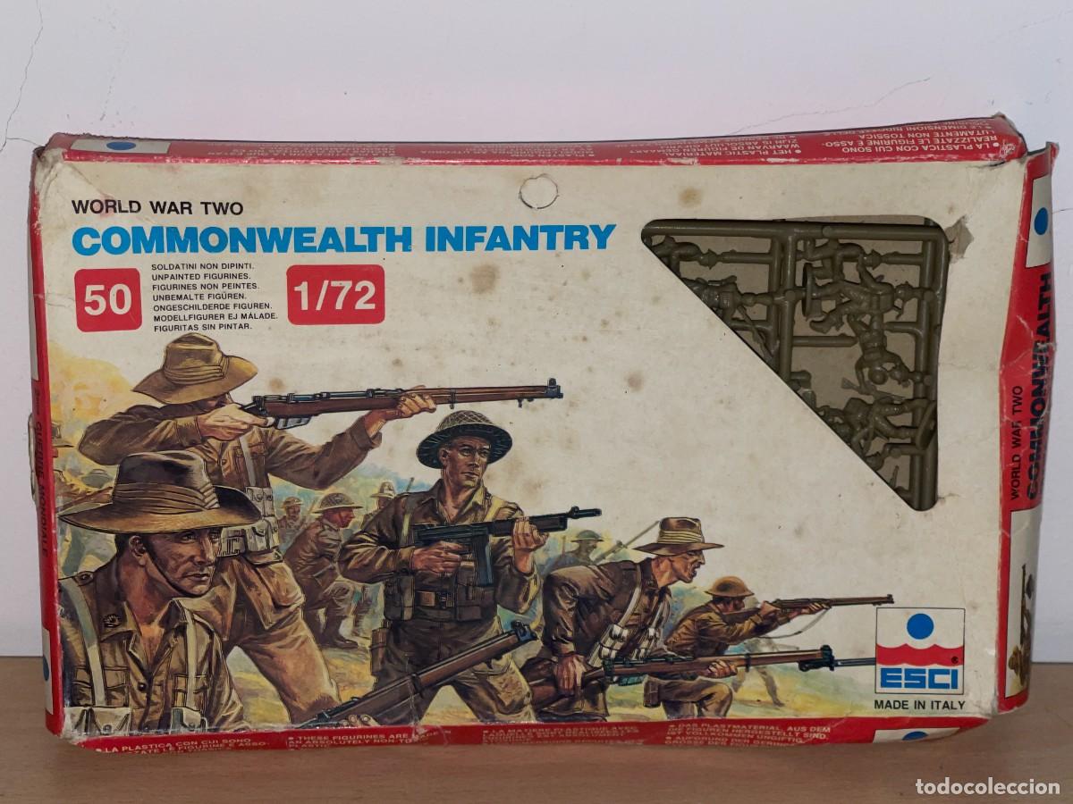 Juguetes Antiguos: Esci Ertl World War Two Commonwealth Infantry Ref. 231 caja soldados escala 1/72 Australianos WWII