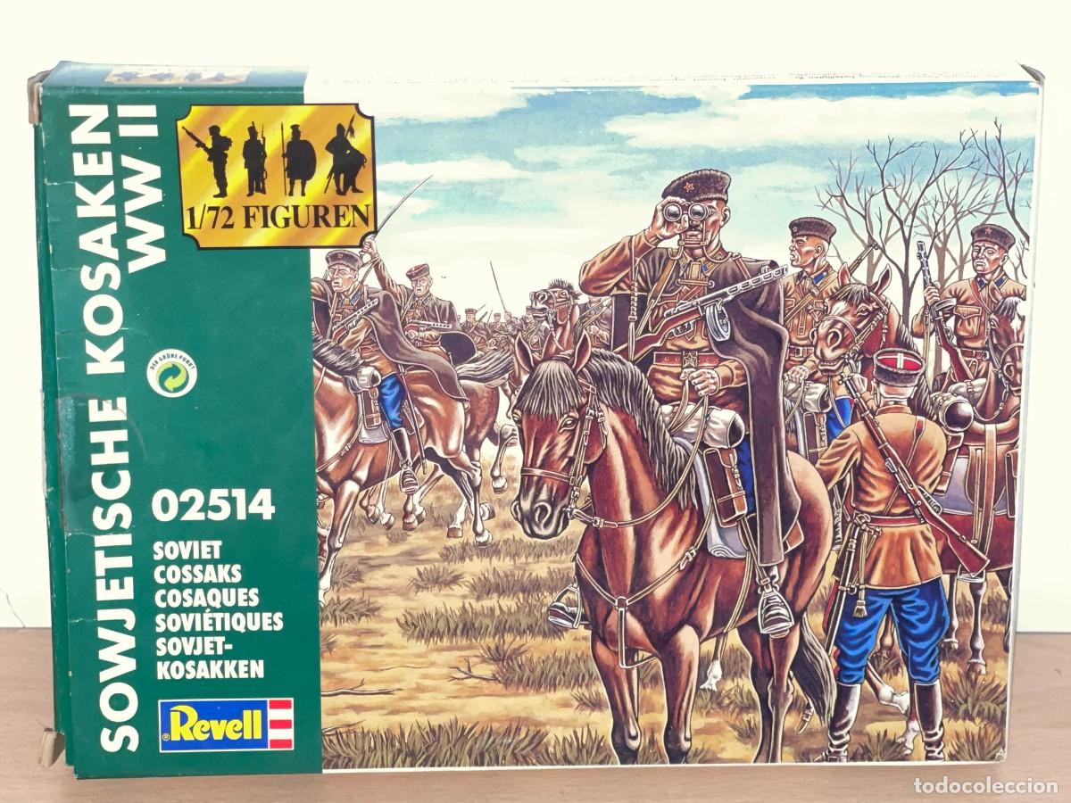 Juguetes Antiguos: Revell WWII Soviet Cossaks Ref. 02514 caja soldados escala 1/72 Cosacos Rusos 2&ordf;GM