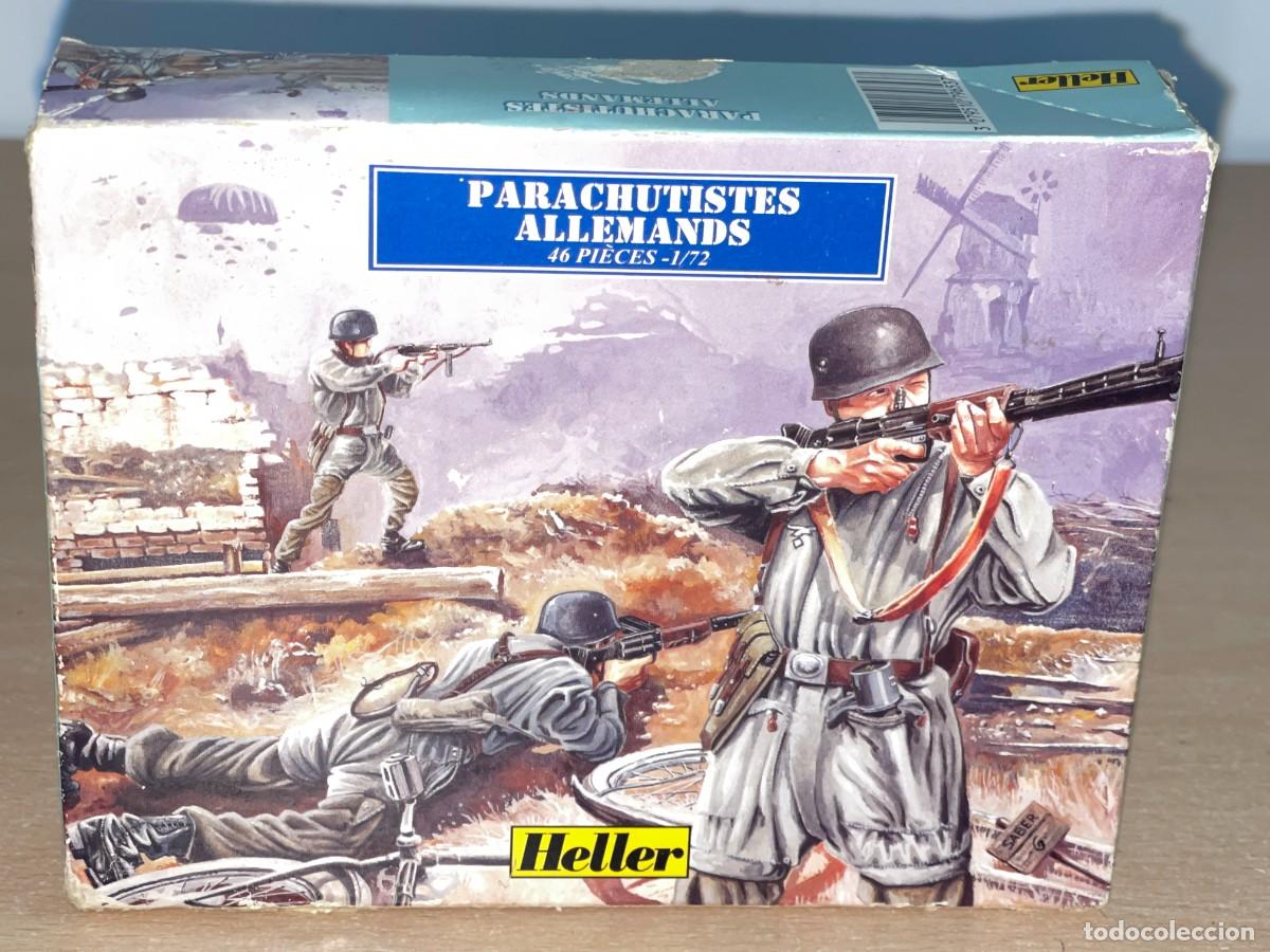 Juguetes Antiguos: Heller WWII German Paratroopers Ref. 79653 caja soldados escala 1/72 Parachutistes Allemands 2&ordf;GM