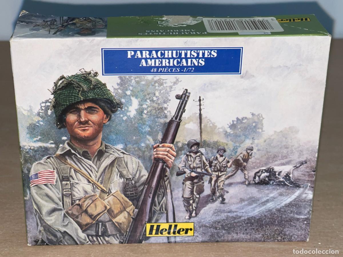 Juguetes Antiguos: Heller WWII US Paratroopers Ref. 79651 caja soldados 1/72 Paracaidistas Norteamericanos USA 2&ordf;GM